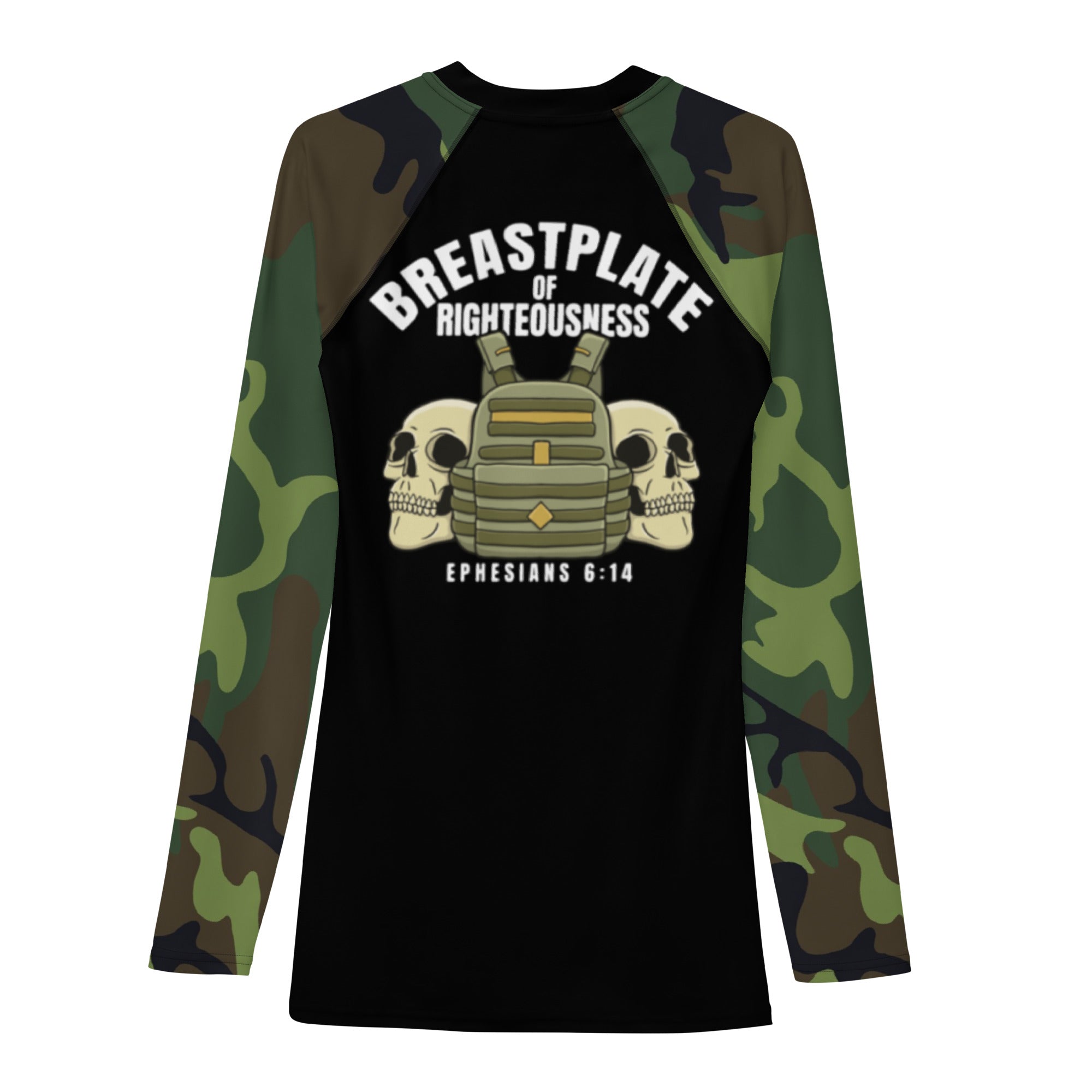 Breastplate Reg Camo Rash Guard