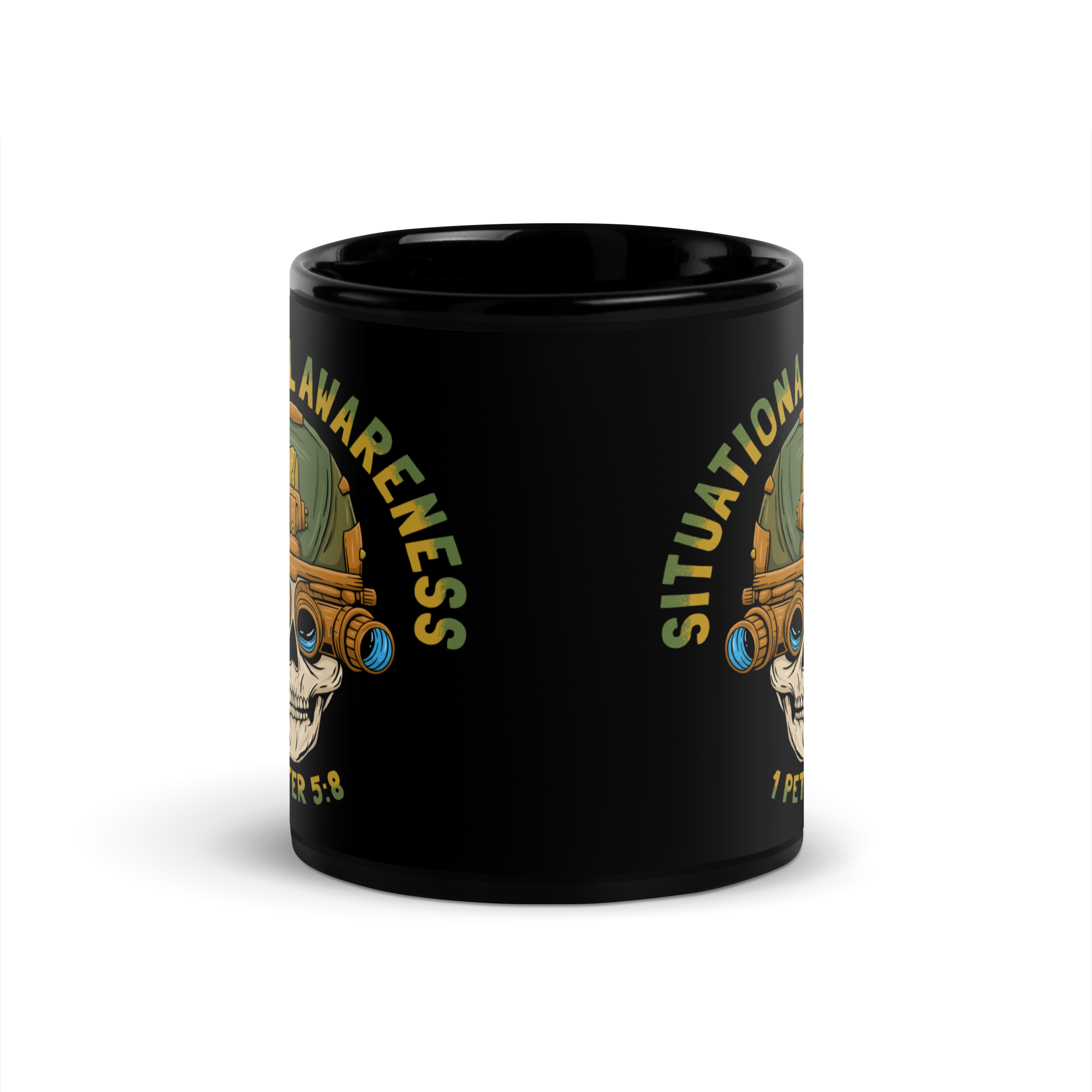 Awareness Black Glossy Mug