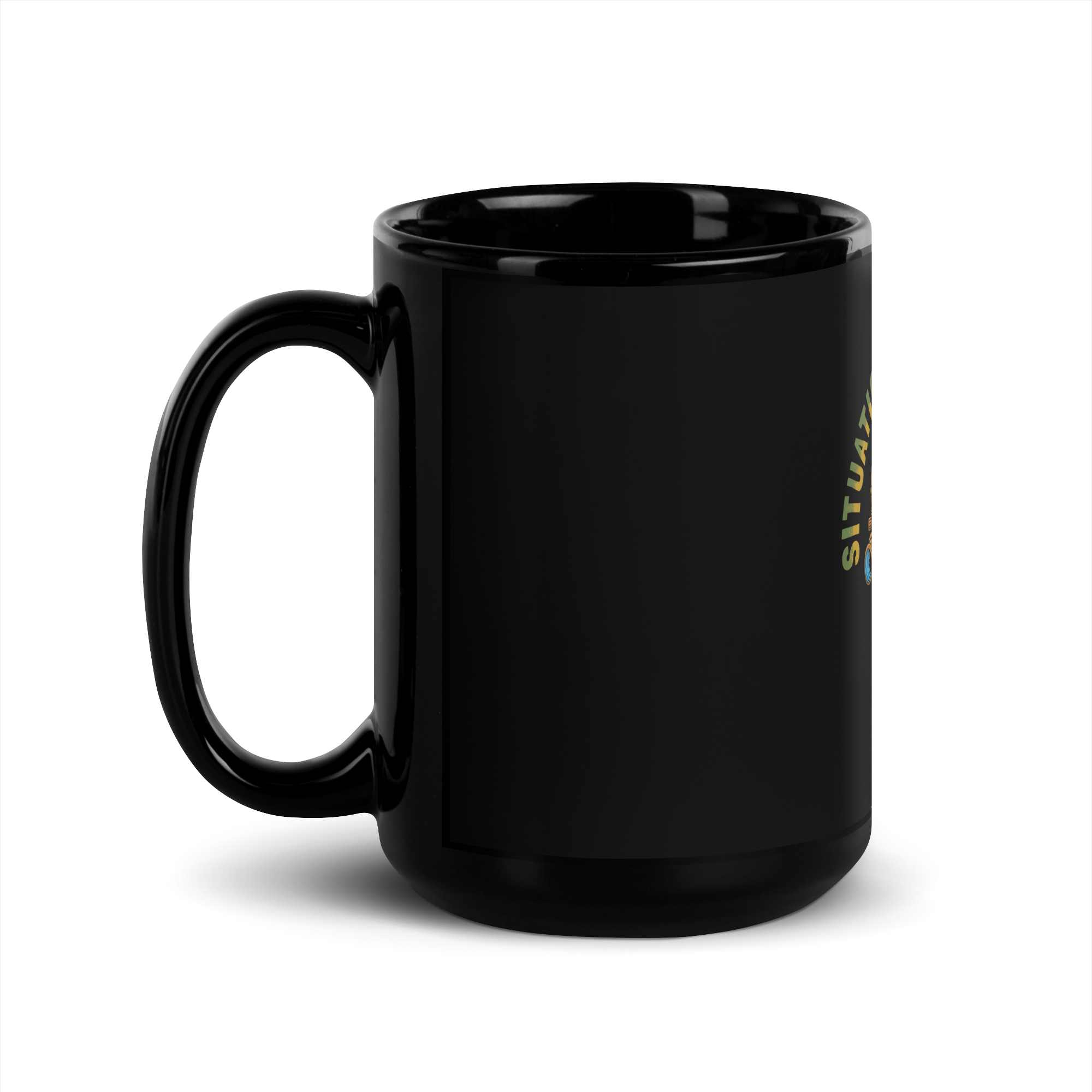 Awareness Black Glossy Mug